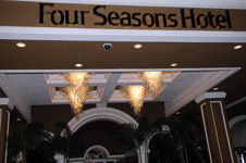 four seasons hotel beverly hills los angeles california chandeliers