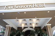 four seasons hotel beverly hills los angeles california chandeliers